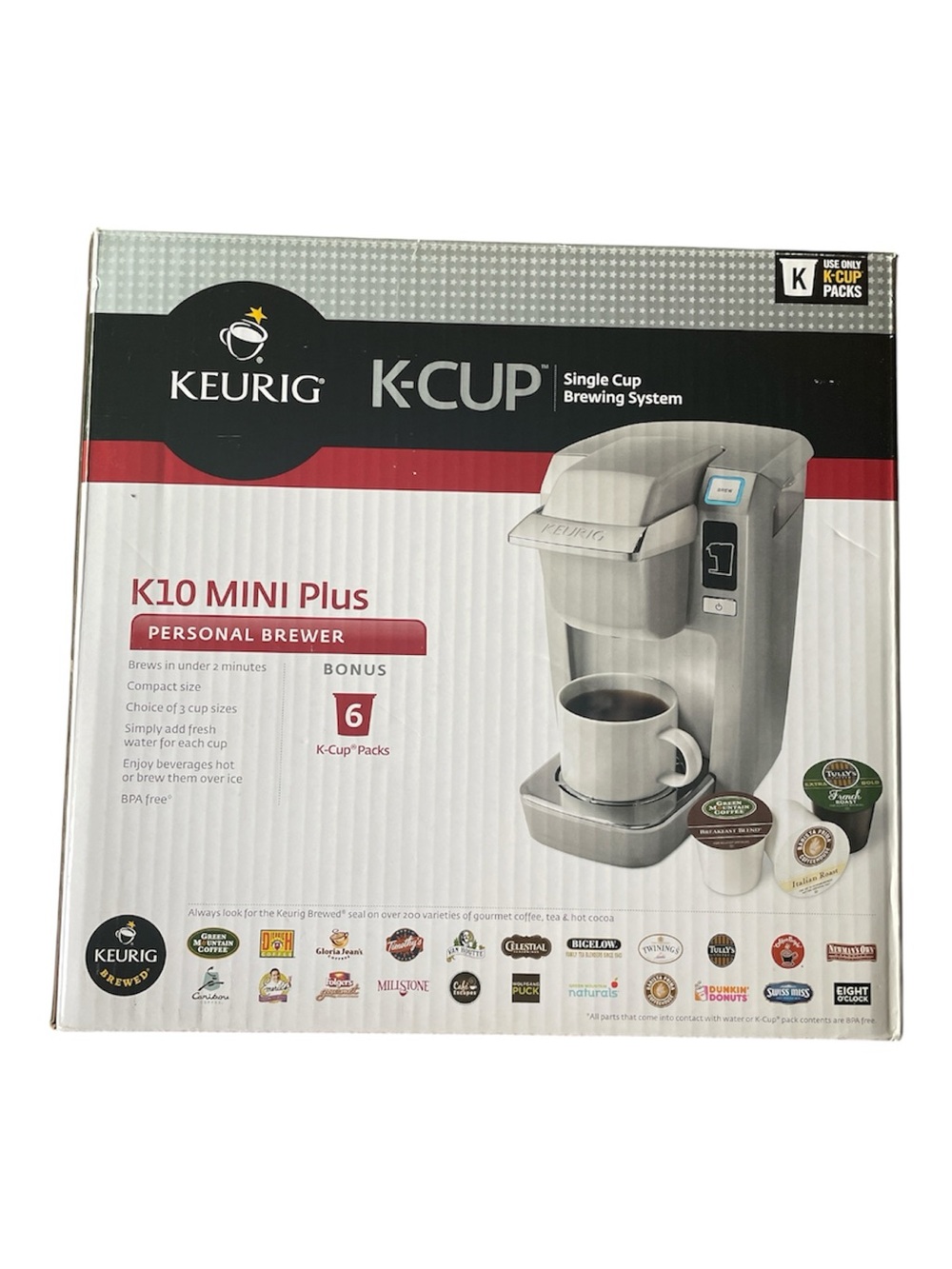 Keurig K-Cup Single Serve Brewer in Silver and Black